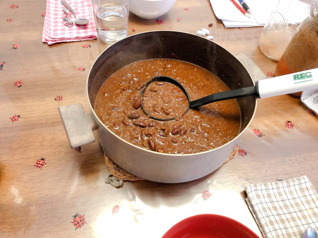 アメリカでホストファミリーに振る舞ってもらったチリコンカン