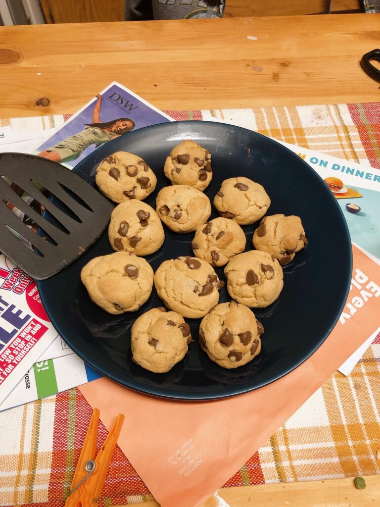 アメリカで友人と一緒に焼いたクッキー。