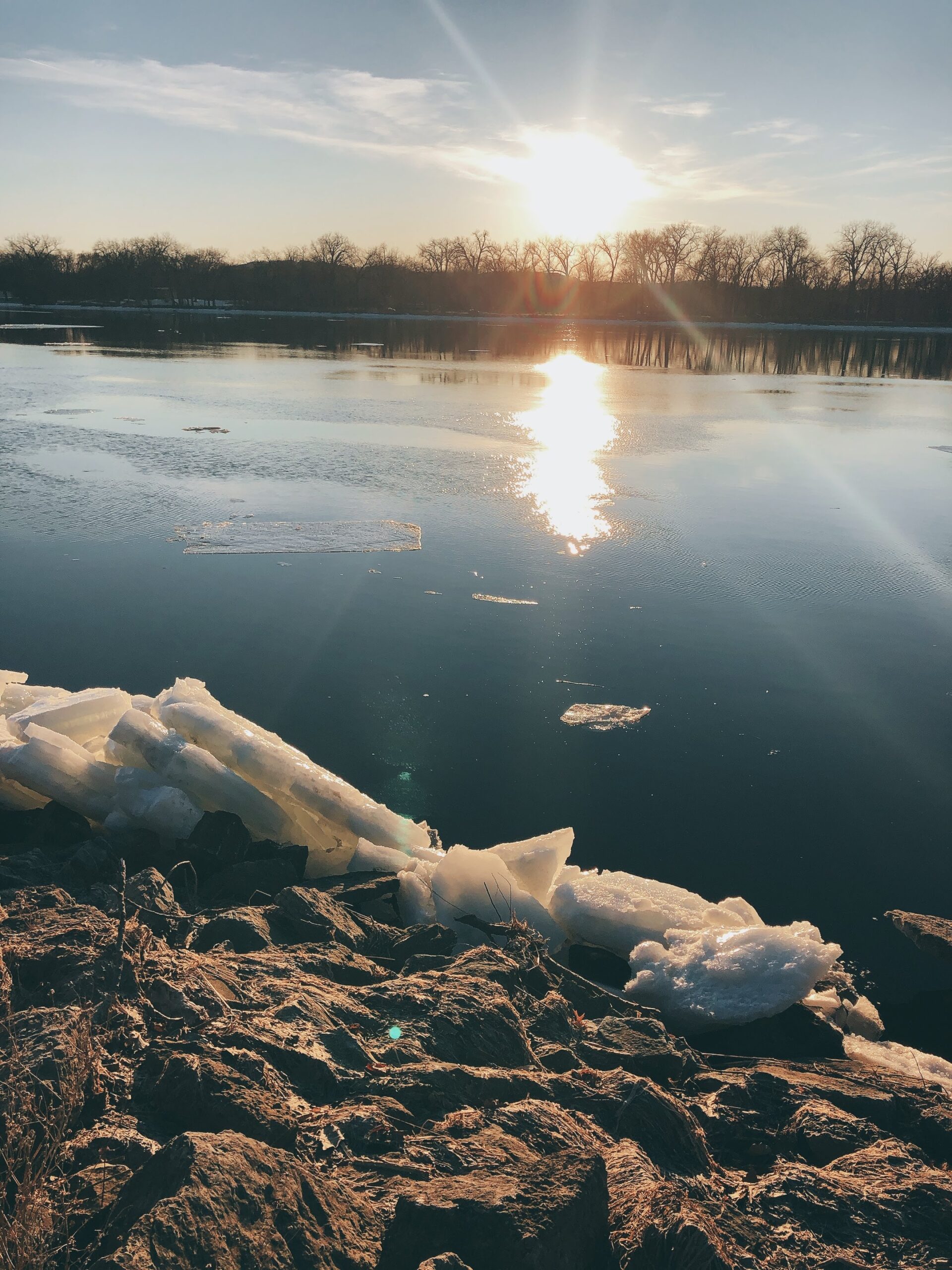 アメリカ・ウィスコンシン州で撮影したミシシッピ川