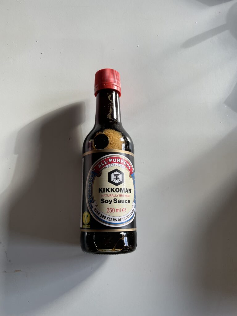 スウェーデンのスーパーで買ったキッコーマンの醤油
